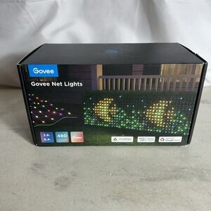 Govee Outdoor Net Lights, 2.8*9.4Ft with RGBIC and DIY Functions, 480 LEDs, Open
